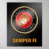 USMC Semper Fi Poster (Vorne)