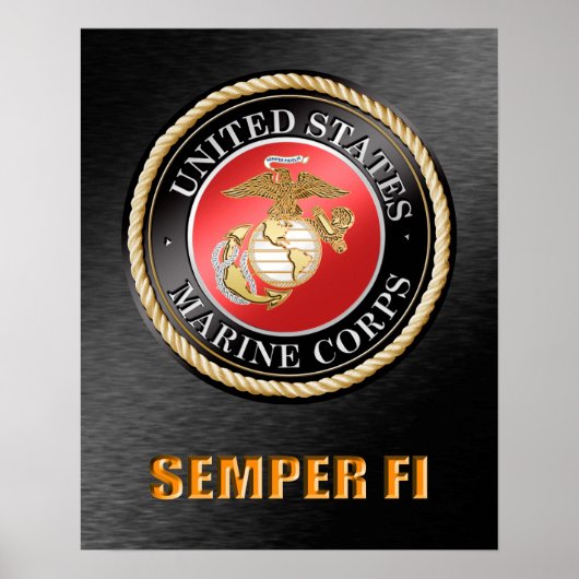 USMC Semper Fi Poster (Vorne)