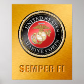 USMC Semper Fi Poster (Vorne)