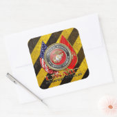 USMC Semper FI [Sonderausgabe] [3D] Quadratischer Aufkleber (Umschlag)