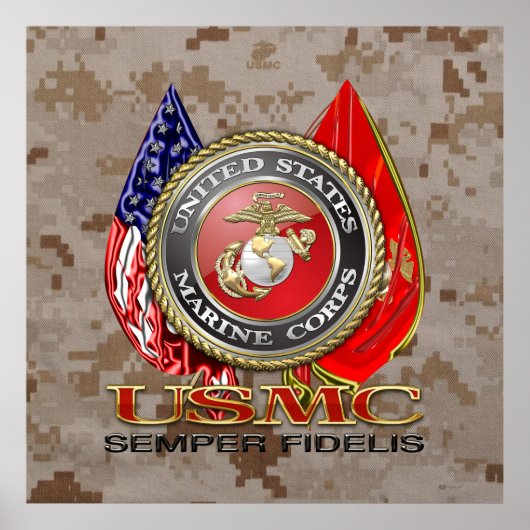USMC Semper Fi [Special Edition] [3D] Poster (Vorne)
