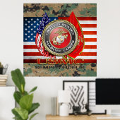 USMC Semper Fi [Special Edition] [3D] Poster (Heimbüro)