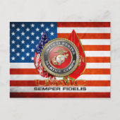 USMC Semper Fi [Special Edition] [3D] Postkarte (Vorderseite)