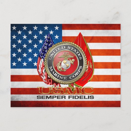 USMC Semper Fi [Special Edition] [3D] Postkarte (Vorderseite)