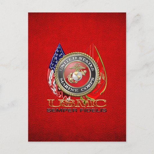USMC Semper Fi [Special Edition] [3D] Postkarte (Vorderseite)