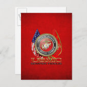 USMC Semper Fi [Special Edition] [3D] Postkarte (Vorne/Hinten)