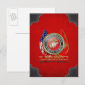 USMC Semper Fi [Special Edition] [3D] Postkarte (Vorne/Hinten)