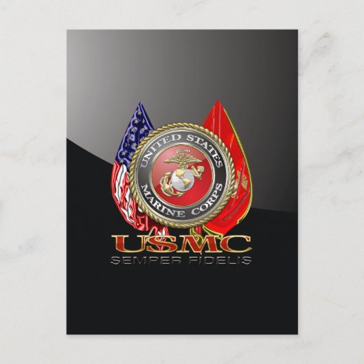 USMC Semper Fi [Special Edition] [3D] Postkarte (Vorderseite)