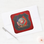 USMC Semper Fi [Special Edition] [3D] Quadratischer Aufkleber (Umschlag)