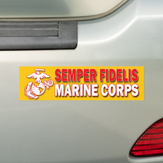 USMC Semper Fidelis Autoaufkleber (Auf Auto)