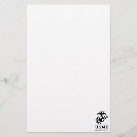 USMC Semper Fidelis [Semper FI] Briefpapier (Vorderseite)