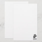 USMC Semper Fidelis [Semper FI] Briefpapier (Vorne/Hinten)