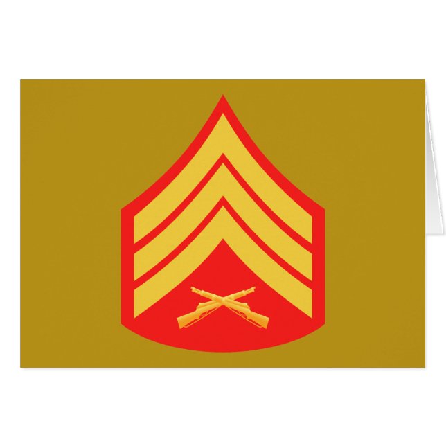 USMC Sgt Sergeant E-5 (Vorderseite (Horizontal))