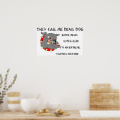 USMC Sie nennen mich Teufel Hund Poster (Küche)