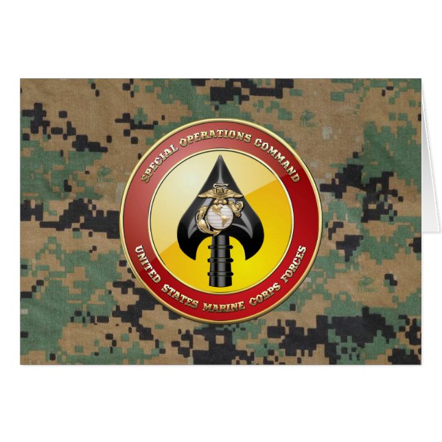 USMC Spezialeinsatzkommando (MARSOC) [3D] (Vorderseite (Horizontal))