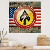 USMC Spezialeinsatzkommando (MARSOC) [3D] Poster (Küche)