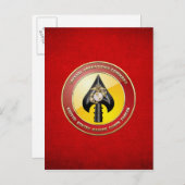 USMC Spezialeinsatzkommando (MARSOC) [3D] Postkarte (Vorne/Hinten)
