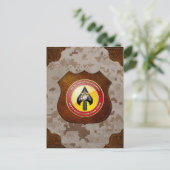 USMC Spezialeinsatzkommando (MARSOC) [3D] Postkarte (Stehend Vorderseite)