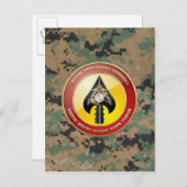 USMC Spezialeinsatzkommando (MARSOC) [3D] Postkarte (Vorne/Hinten)