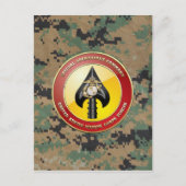 USMC Spezialeinsatzkommando (MARSOC) [3D] Postkarte (Vorderseite)