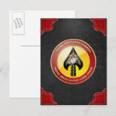 USMC Spezialeinsatzkommando (MARSOC) [3D] Postkarte (Vorne/Hinten)