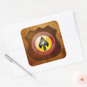 USMC Spezialeinsatzkommando (MARSOC) [3D] Quadratischer Aufkleber (Umschlag)