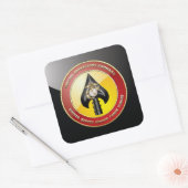 USMC Spezialeinsatzkommando (MARSOC) [3D] Quadratischer Aufkleber (Umschlag)