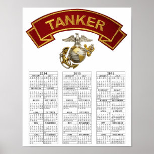 USMC TANKER POSTER