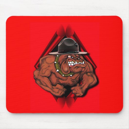 Usmc-Teufel-Hund Mousepad (Vorne)