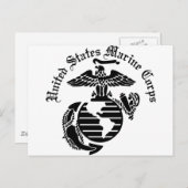 USMC United Staaten Marine Corps Postkarte (Vorne/Hinten)