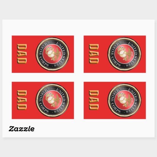 USMC Vater Sticker (Blatt)