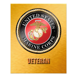 USMC Veteran Foto Vergrößerung