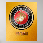 USMC Veteran Poster (Vorne)