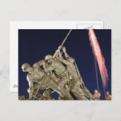 USMC War Memorial Postkarte (Vorne/Hinten)