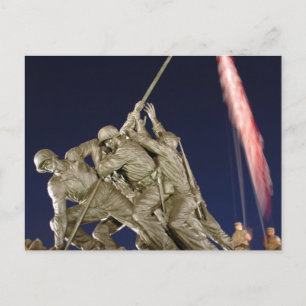 USMC War Memorial Postkarte