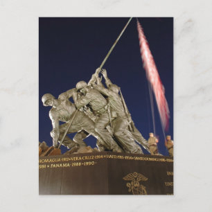 USMC War Memorial Postkarte