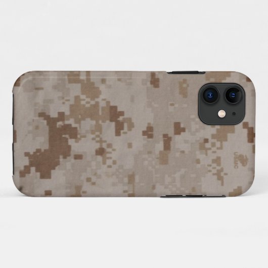 Usmc-Wüsten-Tarnung Case-Mate iPhone Hülle (Rückseite (Horizontal))