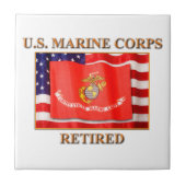 USMC zurückgezogen Fliese (Vorderseite)