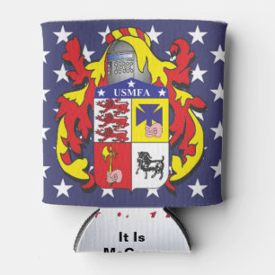 USMFA-Logo kann farbiger sein Dosenkühler