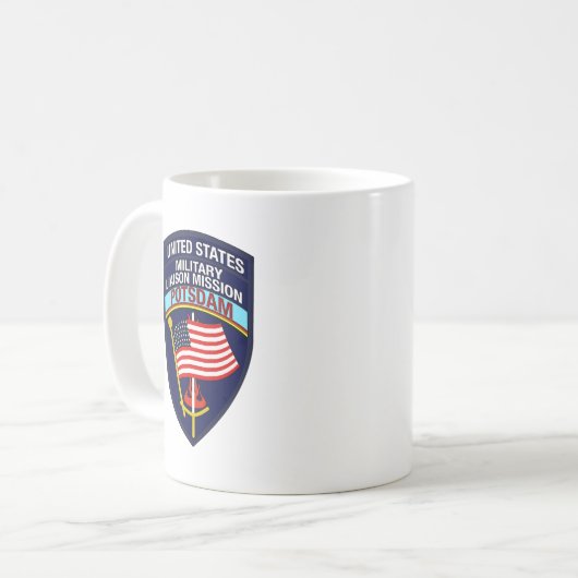 USMLM Insignien Kaffeetasse (Vorderseite Links)