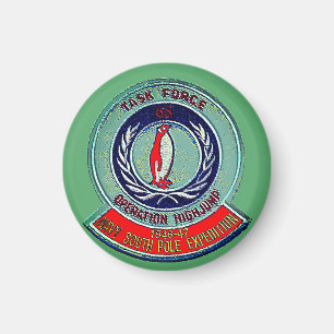 USN Retro-Patch Magnet