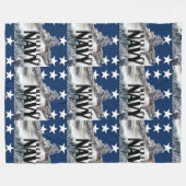 USNAVYFANMERCH, FLEECEDECKE (Vorderseite (Horizontal))
