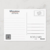 USNS BOB HOPE T-AKR 300 CARGO SHIP POSTKARTE (Rückseite)