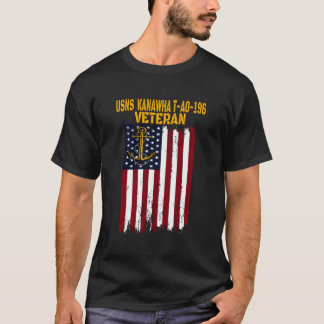 Usns Kanawha T-Ao-196 Wiederauffüllung Oilschiff T-Shirt
