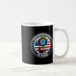USNS Unabhängigkeit Cv-62 Flugzeugträger Veteran F Kaffeetasse
