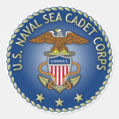 USNSCC Siegel Stickers (Vorderseite)