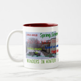 Usonian Gasthaus-Jahrestags-Tasse Zweifarbige Tasse