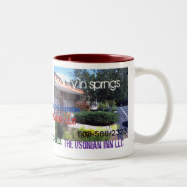 Usonian Gasthaus-Jahrestags-Tasse Zweifarbige Tasse