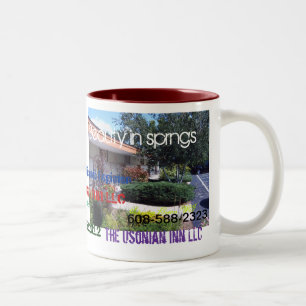 Usonian Gasthaus-Jahrestags-Tasse Zweifarbige Tasse