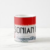 Usonian Gasthaus-Jahrestagslogo-Tasse Kaffeetasse (Mittel)